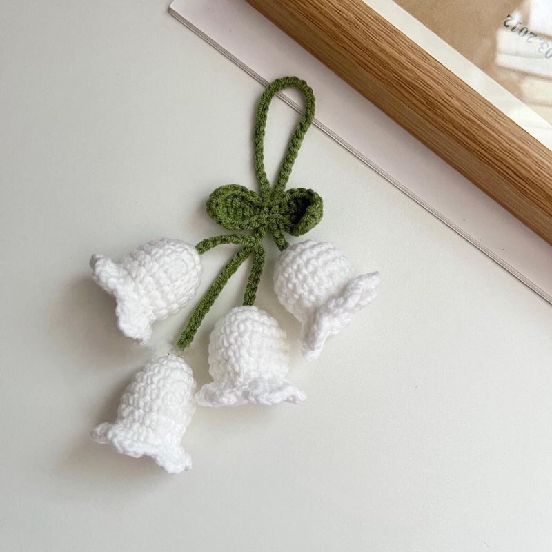 Móc khoá hoa chuông handmade