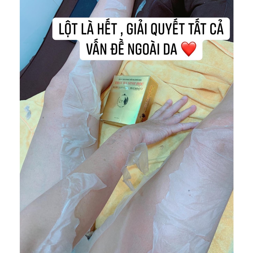 Lột da sinh học COZY 3D - Thay da body - phục hồi tái tạo da - nước lột peel da toàn thân
