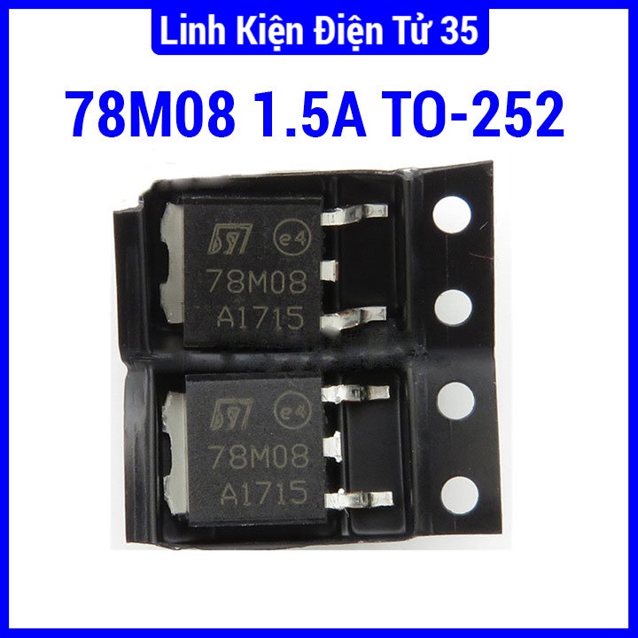 Linh kiện IC chức năng 78M08 dòng 1.5A TO-252