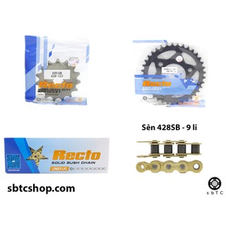 NSD Nhông sên dĩa RECTO Benelli TNT125 TNT 125 chính hãng
