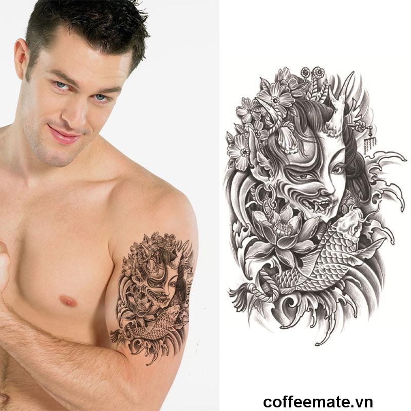 【coffeemate】⚡Hình Xăm Dán Tạm Thời Chống Nước Lâu Trôi 2 Tuần Trang Trí Đẹp Mắt