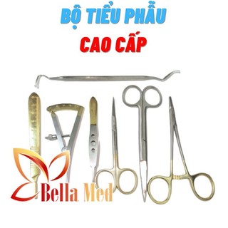 BỘ 10 MÓN TIẾU PHẪU NHẤN MÍ VÀNG CAO CẤP-DỤNG CỤ THẨM MỸ