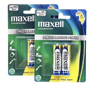 Pin AA Maxell alkaline vỷ 2 viên