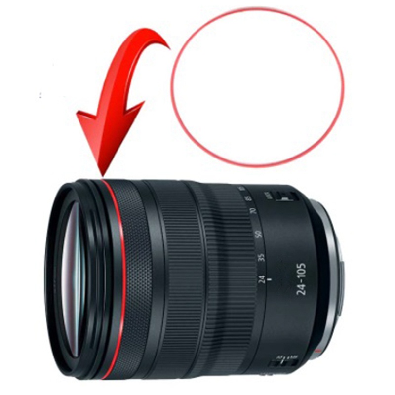 1 Vòng Chỉ Báo Màu Đỏ Mới Cho Canon EF 24-105mm 24-105 F / 4L is USM
