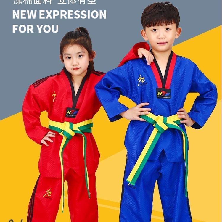 Bộ Quần Áo Taekwondo 3 Món Màu Sắc Đa Dạng Cho Người Lớn Và Trẻ Em