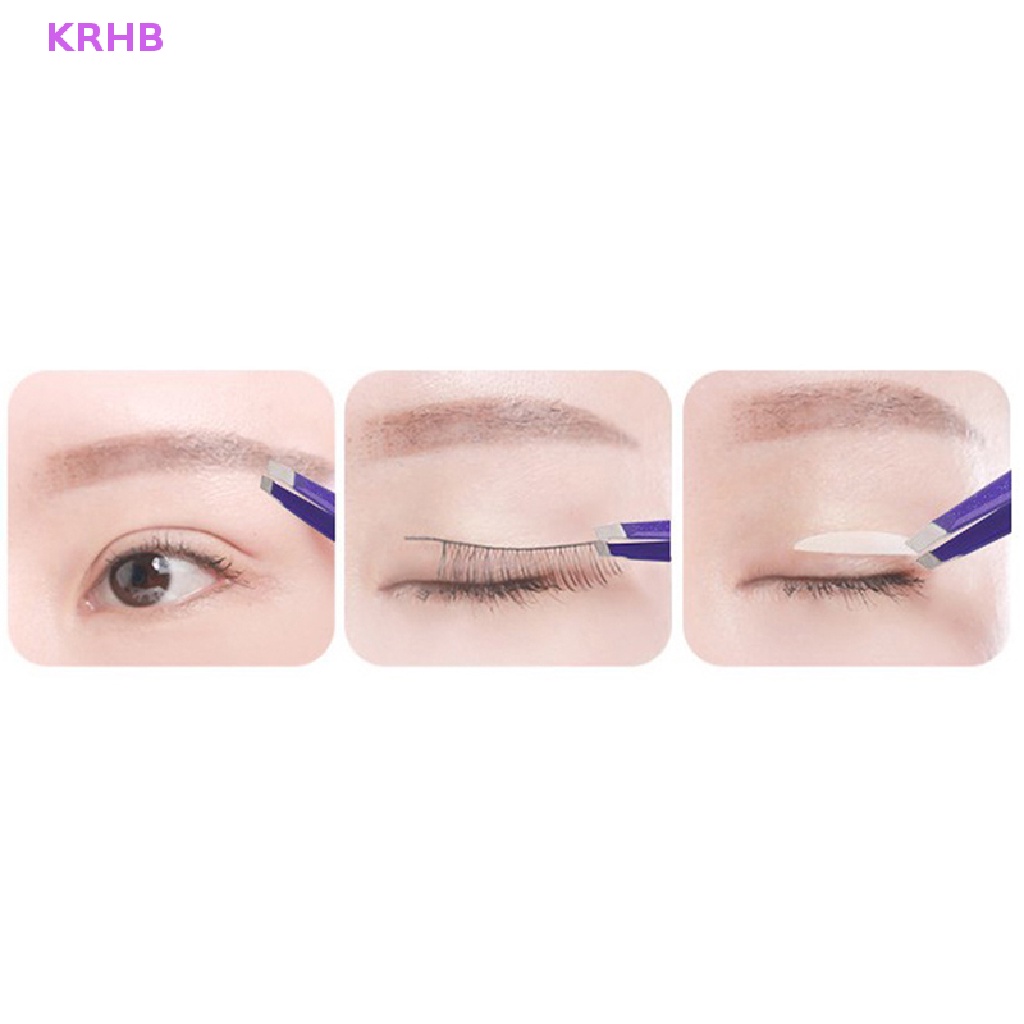 Set 2 Nhíp Nhổ Lông Mày Chuyên Nghiệp Bằng Thép Không Gỉ Chất Lượng Cao Mới