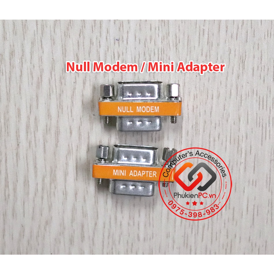 Đầu nối cổng RS232C Null Modem ĐẤU CHÉO DÂY Cái Cái, Đực Đực, Đực cái cho máy lập trình, truyền thông, thiết bị điện tử