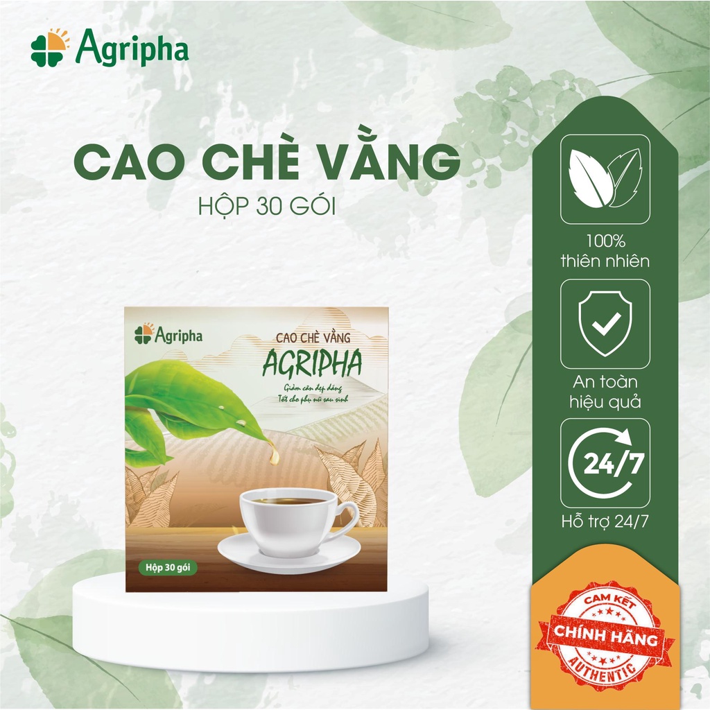 Cao Chè Vằng Agripha Nguyên Chất 100% Giúp_Lợi_Sữa - Giảm_Cân [Hộp 150g]