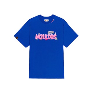 Áo thun tay lỡ Unisex Local Brand Millios Impress Meow màu xanh bích tích hợp công nghệ AR chuyển động