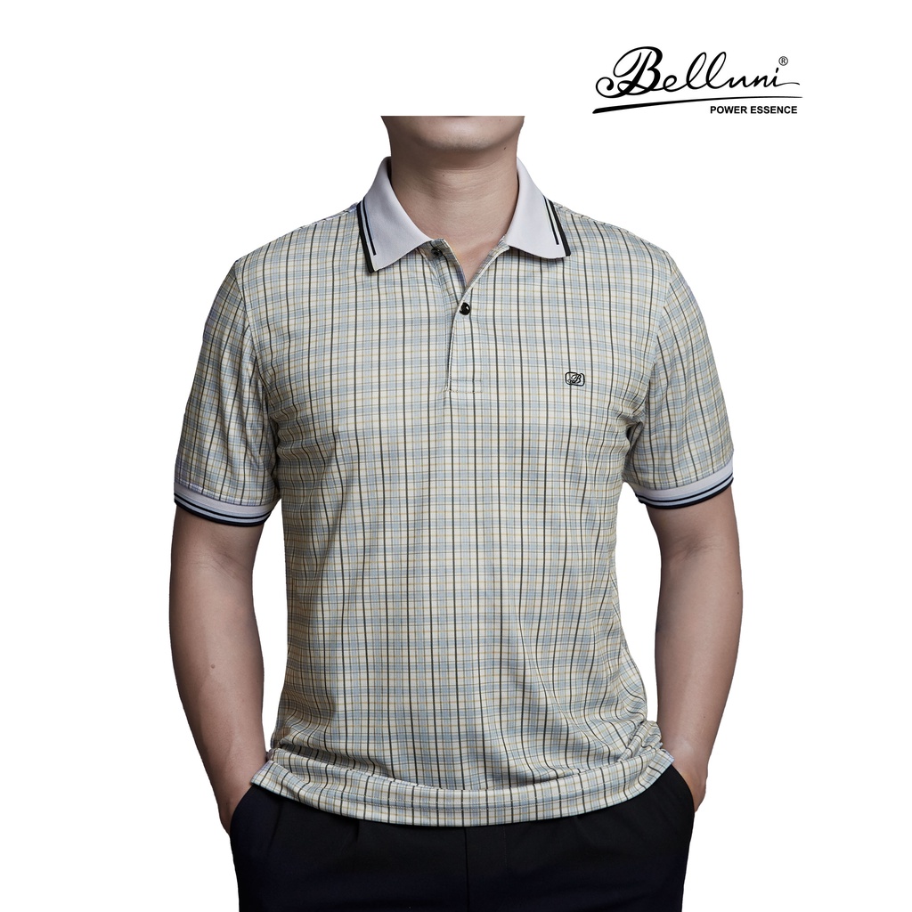 Áo thun nam Polo BELLUNI vải sợi tre chống nhăn mềm mịn thoáng mát - AT.BP.BE.71.BR1