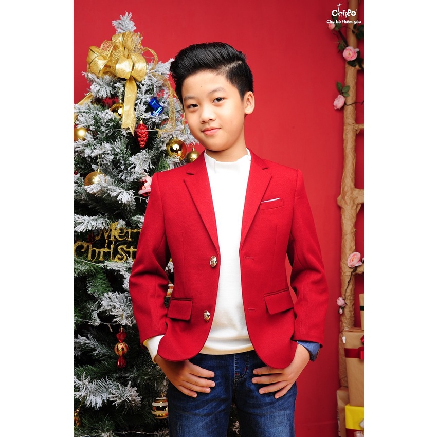 Áo vest cho bé trai hàng thương hiệu CHIPPO diện Tết với phong cách Hàn