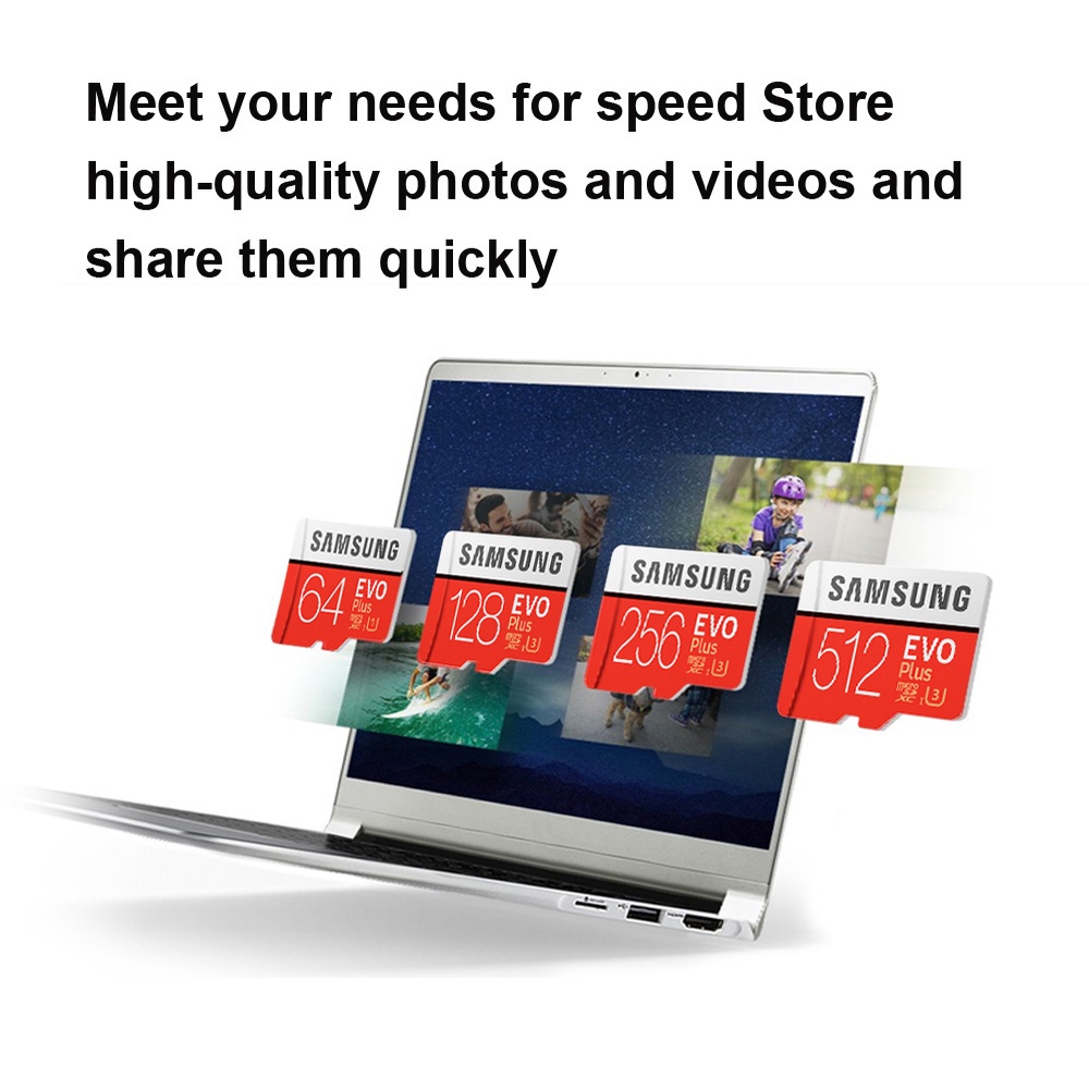 Thẻ Nhớ SAMSUNG EVO Plus 512GB 1024GB Micro SD 16GB 32GB 64GB Class 10 U1 MicroSD C10 UHS-I 128GB 256GB U3 4K Micro SDXC
