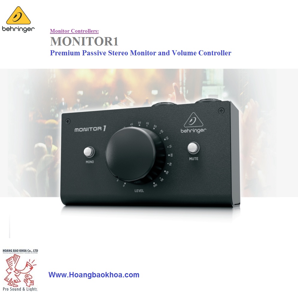 MONITOR1 Passive Studio and Monitor Controllers Behringer