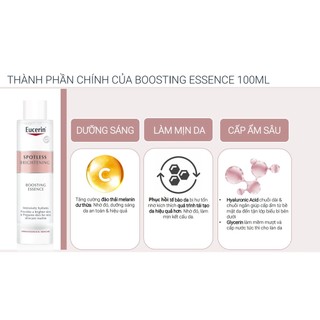 Nước dưỡng da sáng & cấp ẩm cho da Eucerin Boosting Essence 100ml