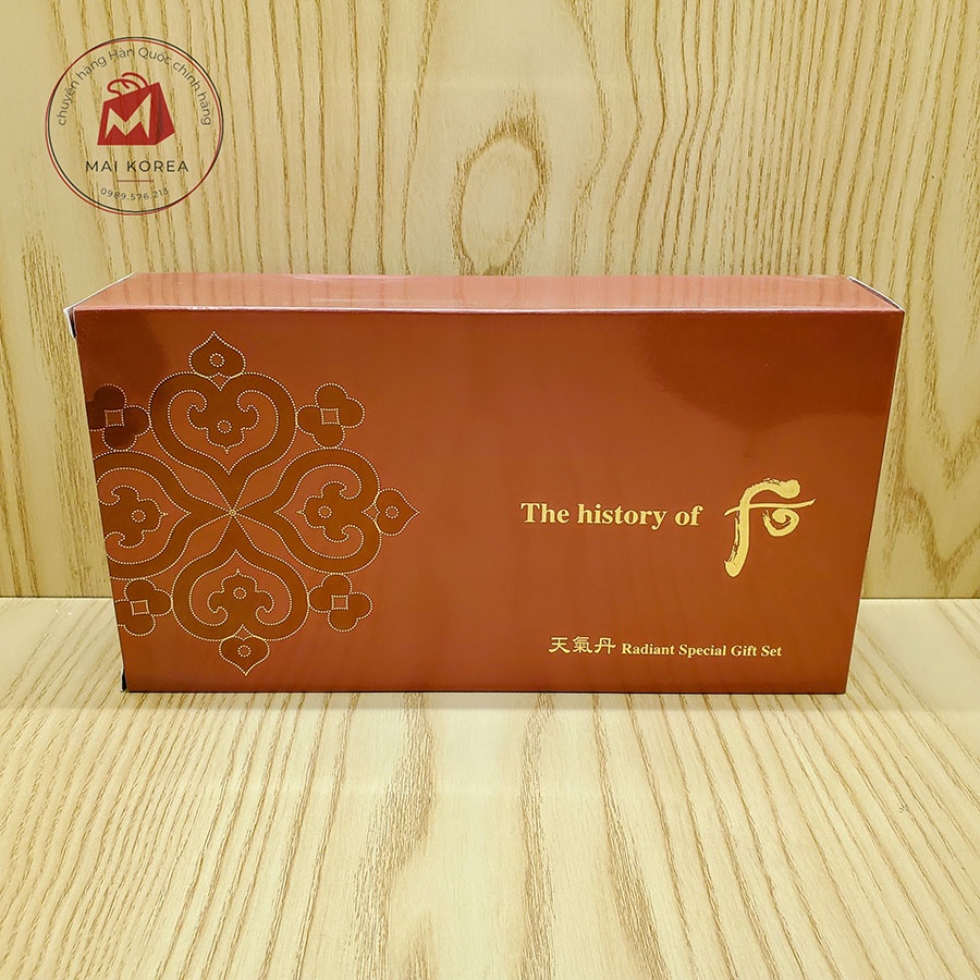 Set dưỡng Whoo tái sinh hoa hiên chống lão hóa da Radiant Rejuvenating cao cấp mini 5 món sản phẩm