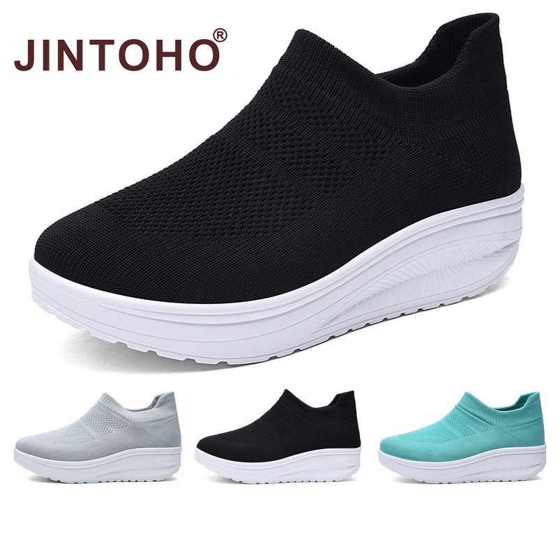 Giày Sneaker Đế Dày Phối Lưới Thoáng Khí Thời Trang Mùa Hè Cho Nữ Size 35-42