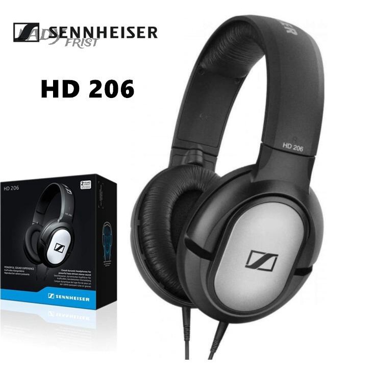 ⭐ Fast delivery ⭐Sennheiser HD 206 Stereo Wired Headphones Black Over-Ear Headphones Sport Music Noise Canceling Headset