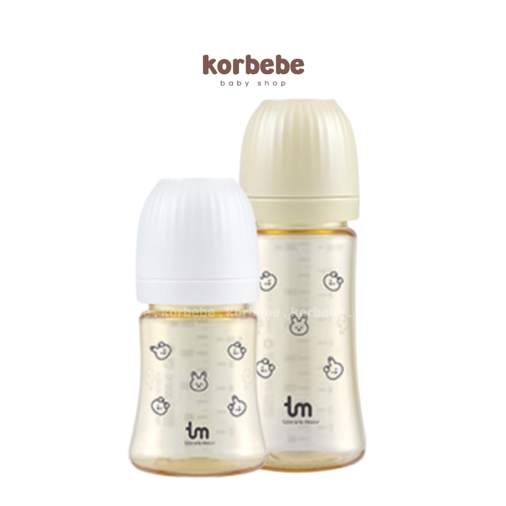 Bình sữa Tovi and Molly hình thỏ Hàn Quốc cho bé 180ml/280ml