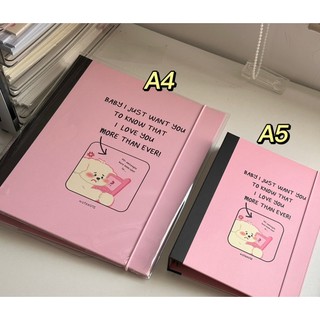 Binder A4/A5 6 rings O - Binder sổ lưu trữ ảnh album/card anime/card bo góc Kpop