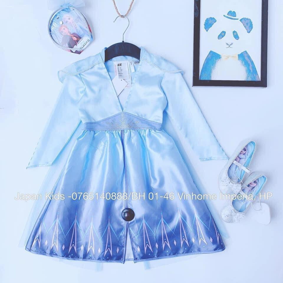 Váy xanh hóa trang công chúa Elsa Frozen HM H&M_hàng chính hãng authentic