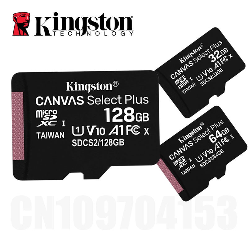 Thẻ Nhớ Micro SD Kingston 256GB 128GB 64GB 32GB Class 10 C10 UHS-I Mini Kingston SD TF SDHC SDXC Và Adapter