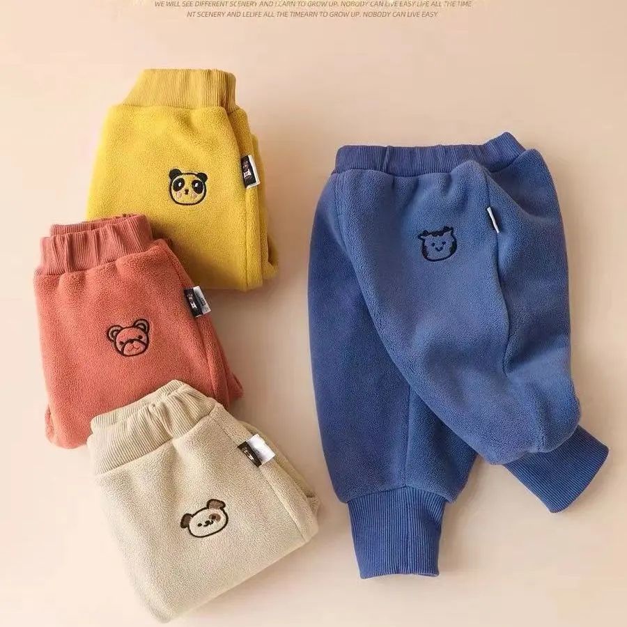 Hàng Có Sẵn Quần Lót Vải Lông Cừu Dày Dặn Giữ Ấm Mùa Thu Đông Phong Cách Nhật Bản Thời Trang Mới Cho Bé Trai
