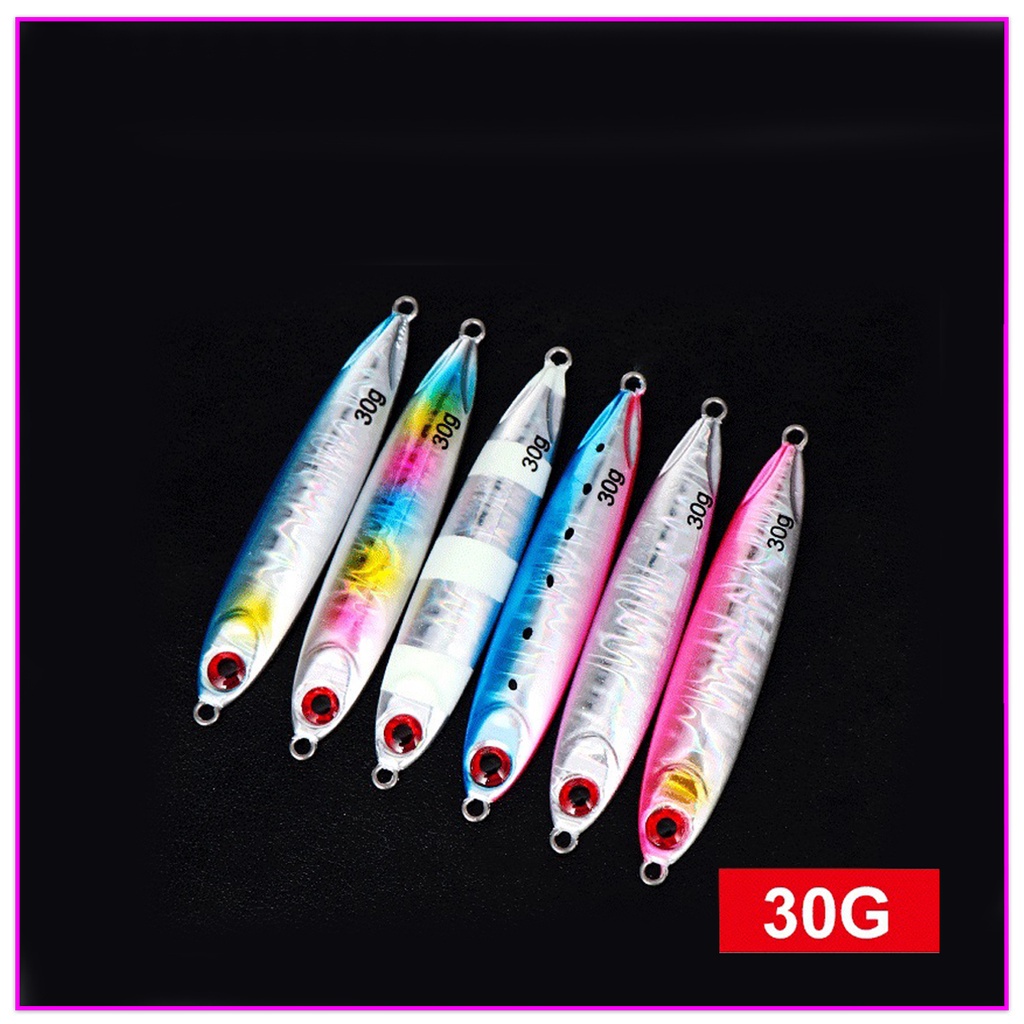 Mồi Câu Cá Giả Bằng Kim Loại 30g / 40g / 60g Mắt 3D