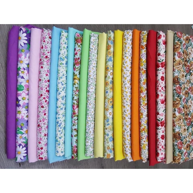 VẢI TWILL THÔ COTTON HOA NHÍ