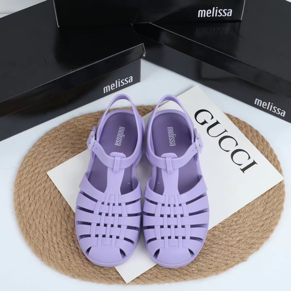 Xăng đan  Mặt Nhám Phong Cách La Mã Hàn Quốc Melissa Thời Trang Cho Nữ