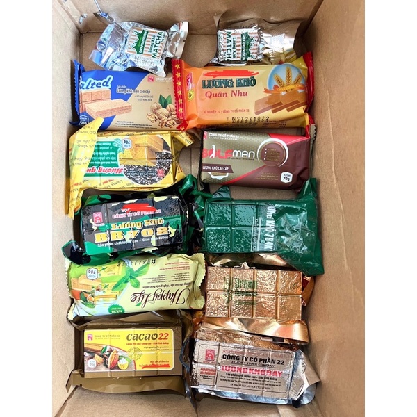 Bộ Sản Phẩm Lương Khô QĐ Giàu Dinh Dưỡng Vì Sức Khỏe - 11 vị