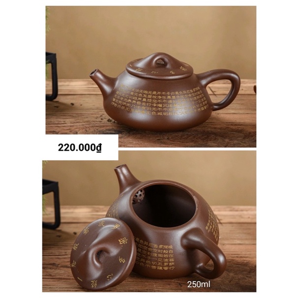 Ấm trà tử sa nghi Hưng 250ml