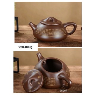 Ấm trà tử sa nghi Hưng 250ml