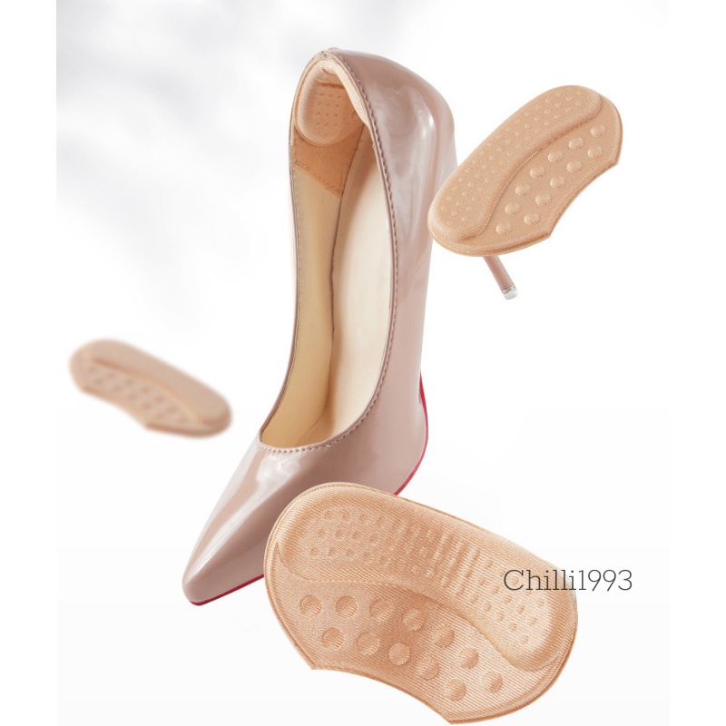 Miếng Lót Gót Giày Nam Nữ Giảm Size, Chống Rộng , Giảm Ma Sát Bảo Vệ Gót Chân
