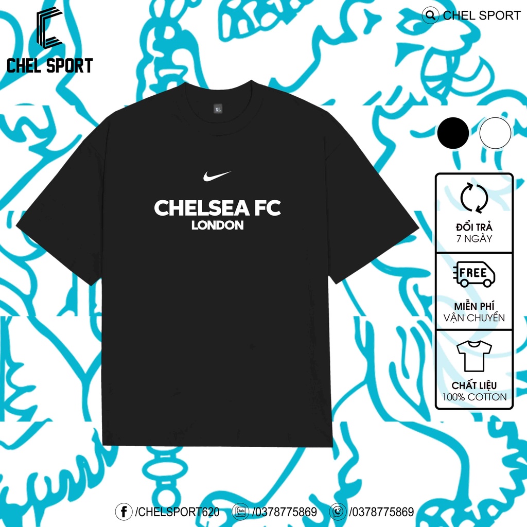 Áo thun Chelsea 2022/23 cotton 100% [ẢNH THẬT]