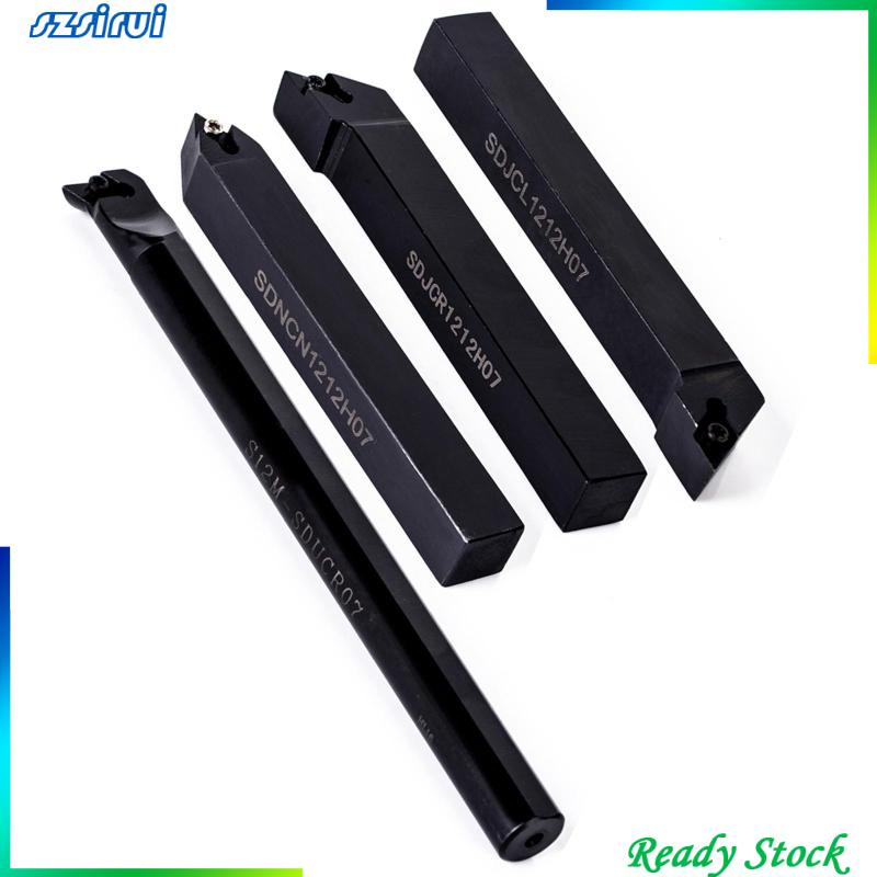 [szsirui] 18 Chiếc Giá Đỡ Dụng Cụ Tiện Lợi + 10PC DCMT070204 Cờ Lê Chèn Và Cờ Lê Bằng Cacbua Cacbua Tiện Dụng