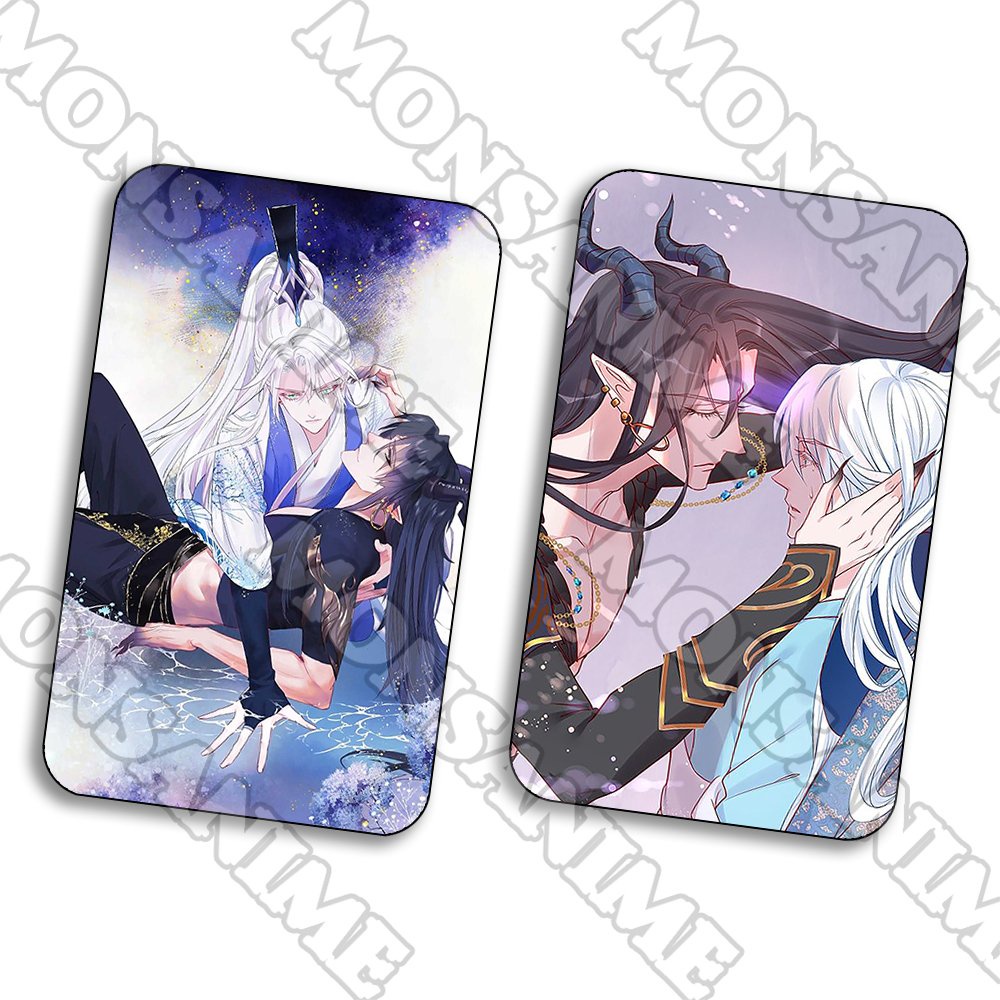 Ảnh card bo góc in hình MA TÔN MUỐN ÔM ÔM ver NẰM BL manhua thẻ bo viền 5*8cm anime chibi 1 tấm
