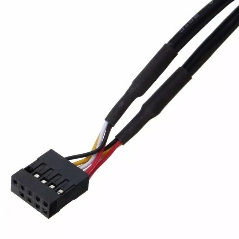 Dây Cáp Nối Dài Bo Mạch Chủ Chuyển Đổi 1 Sang 4 Cổng Usb 9Pin Dài 30Cm