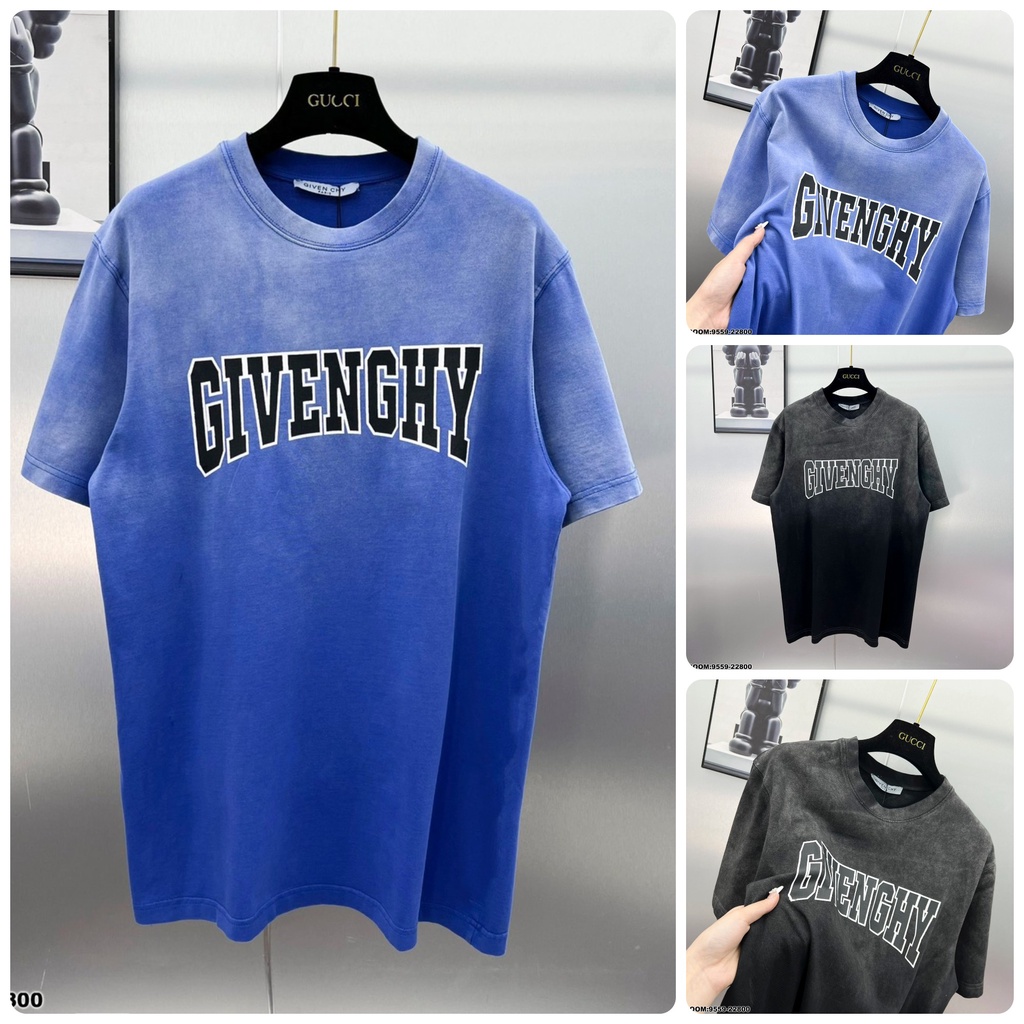 Áo Phông Nam Nữ Loang In Chữ Gi.ven Cao Cấp - Áo Thun Nam Unisex Loang Gi.ven Vải Mát Mịn