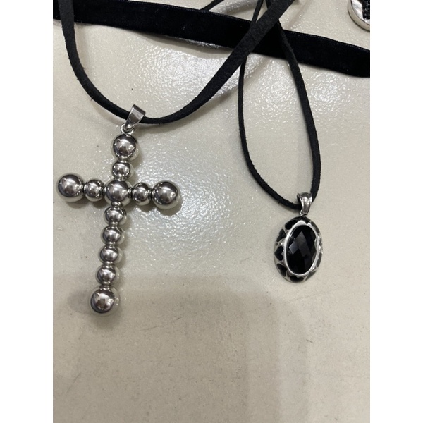 Vòng cổ choker phối mặt hoa