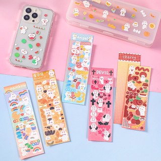Hình Dán Stickers con vật Chi tiết nhỏ Lấp Lánh nhẹ Trang Trí Toploder,Ảnh Thẻ