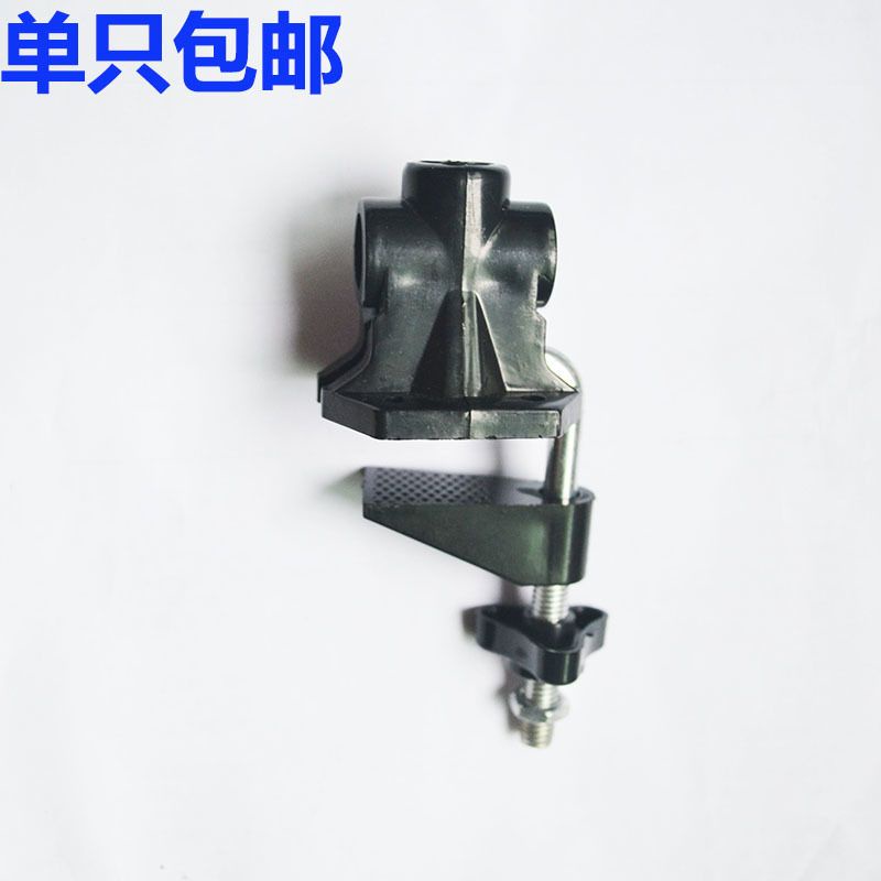 Kẹp Cố Định Đèn Bàn Bằng Nhựa ABS Hai Màu Trắng Đen Cánh Tay Dài Tỉ Lệ 1 / 16