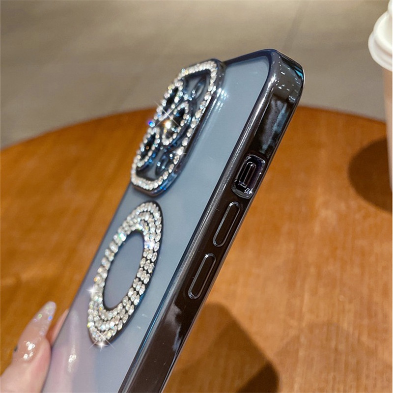 Ốp Điện Thoại Trong Suốt Chống Sốc In logo apple Sang Trọng Cho iphone 14 pro max 14 plus 13 12 11 pro max