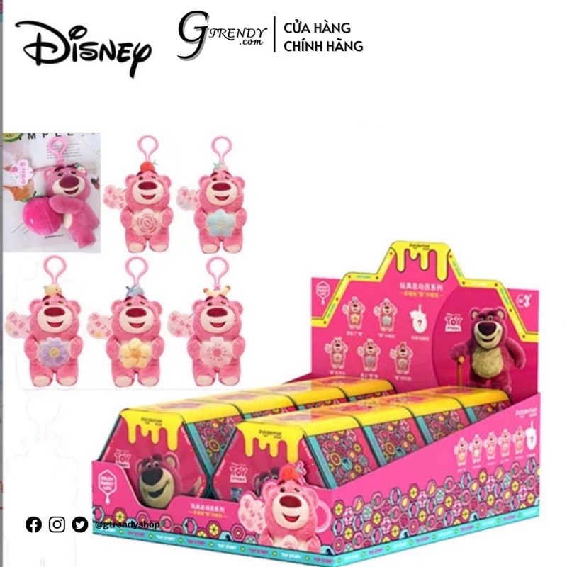 Chính hãng disney hộp ngạc nhiên blindbox gấu dâu lotso thơm mùi dâu toy - ảnh sản phẩm 9