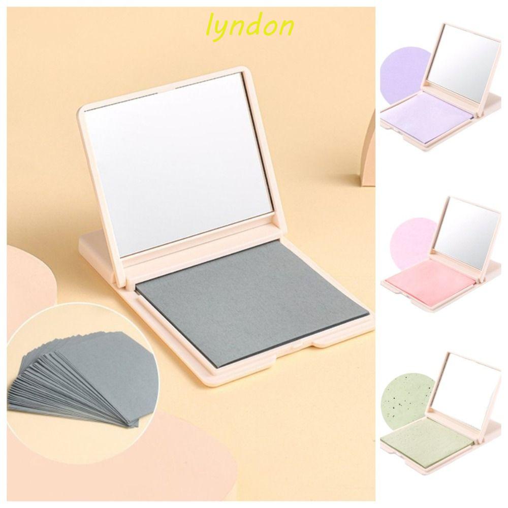 Lyndon Set 250 Giấy Thấm Dầu Kèm Hộp Đựng Và Gương Soi Tiện Lợi