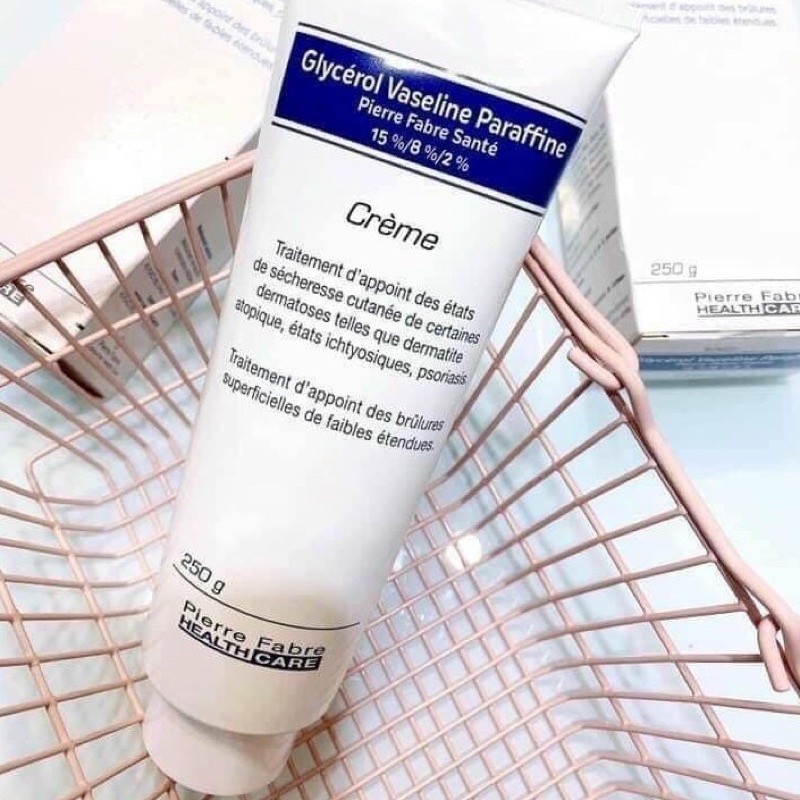 KEM HĂM, GIẢM NẺ, CHÀM, RÔM SẢY, DỊ ỨNG DA GLYCEROL BIOGARAN CREAM 250G C 11822