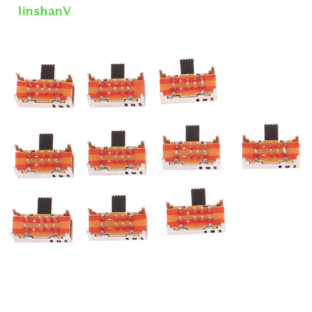 Set 10 Công Tắc Gạt 8 Chân sk23d05g6 Hai Hàng 3-gear