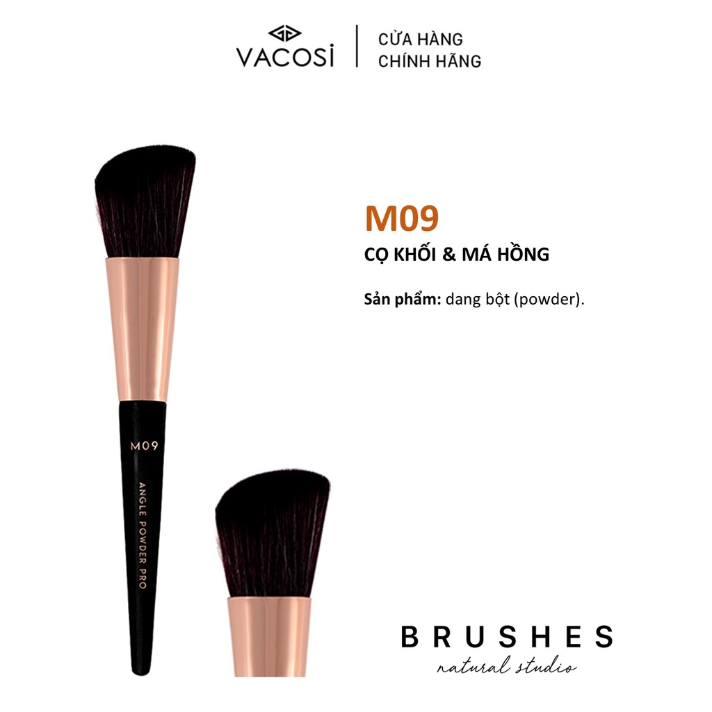 Cọ Khối & Má Hồng VACOSI ANGLE POWDER- M09