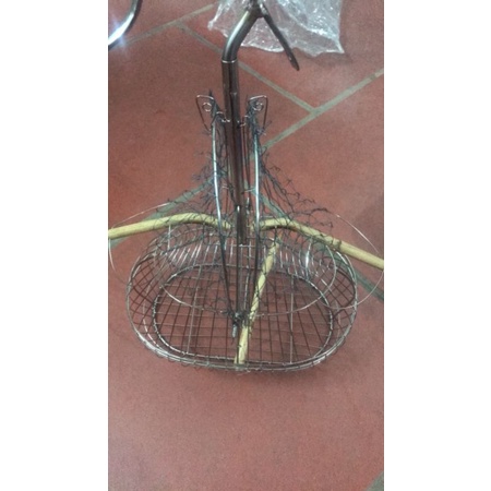 Lồng Bẫy Khuyên 2 cửa chất liệu inox siêu nhậy , lồng bẫy hút mât 35x18x30cm