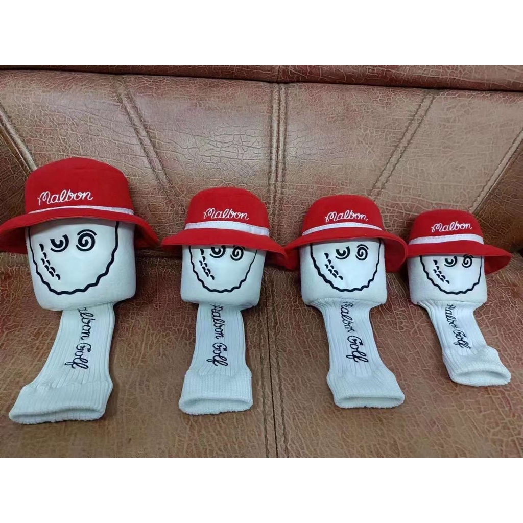 Cover golf malbon vải bền bỉ new shop golf hồng nhung