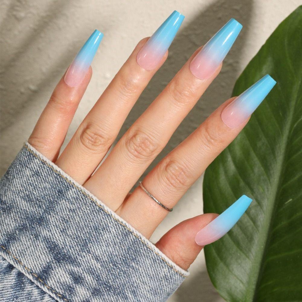 Bộ 24 Móng Tay Giả Có Thể Tháo Rời DIY